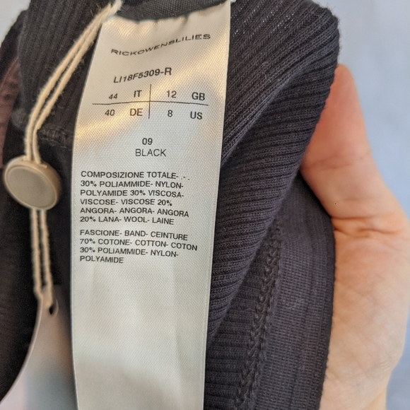 ‼️SOLD ON DEPOP‼️ Owens Lilies maxi skirt black BNWT - Picture 6 of 8